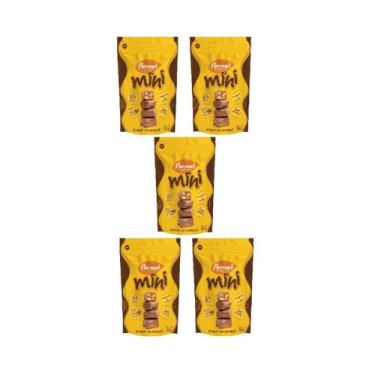 Imagem de Kit com 5 Mini bombom com amendoim zero 60g Flormel