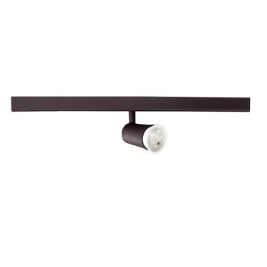 Imagem de Luminária Trilho Eletrificado 1 Lâmpada Dicróica GU10 Direcionável - M