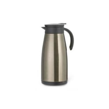 Imagem de Garrafa Térmica 1L Parede Dupla Inox Alça e Tampa PP - Mimo Style