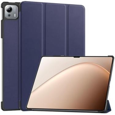 Imagem de Kepuch Custer Capas para Xiaomi Pad 7 Ultra 14",Couro-PU Bolsas Estojos - Azul
