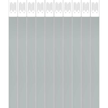 Imagem de Pulseira de Identificação Tyvek Prata 50unid - Tecnomidia