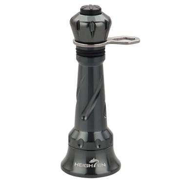 Imagem de HEIGHTEN Suporte giratório de pesca de 38 mm/48 mm para Shimano Stradic FL FM Stella Vanford Vanquish Nasci Twinpower Daiwa Fuego Ballistic Certate Exist Luvias Tatula (cinza escuro, 48 mm) (1112)
