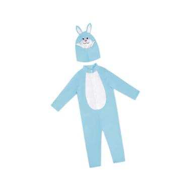 Imagem de YIJU Fantasia de para crianças, roupa de palco, macacão de animal de páscoa para festa de show, baile de formatura, Azul, M