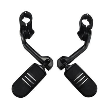 Imagem de Protetores De Motor Angulados Cromados Para Harley Electra Glide Road 