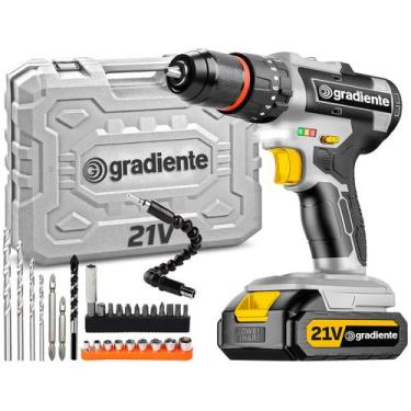 Imagem de Parafusadeira E Furadeira Impacto Gradiente Gpb21vw 21v 3/8 Frequência