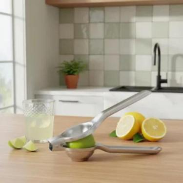 Imagem de Espremedor De Limão Manual Amassador Aço Inox Reforçado - ORIGINAL LIN