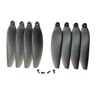 Imagem de Dynwave 8x Hélices de Drone Peças de Reposição Profissional Leve Alta Resistência 2,28 polegadas com Parafuso para Ying S3 K918 M8 SG108 L108, Translúcido