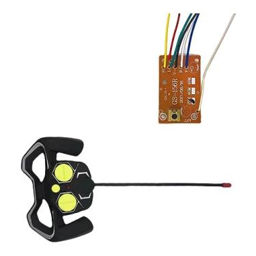 Imagem de Generic 4CH RC Controle Remoto Sistema de Rádio Circuito PCB Transmissor e Placa Receptora Substitua Peças de Alto Desempenho DIY Carro RC Barco com Antena