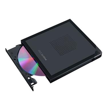 Imagem de ASUS Unidade de DVD e gravador ZenDrive V1M externo com design de armazenamento de cabo integrado, interface USB-C, compatível com Win 11 e macOS, suporte M-DISC (SDRW-08V1M-U)