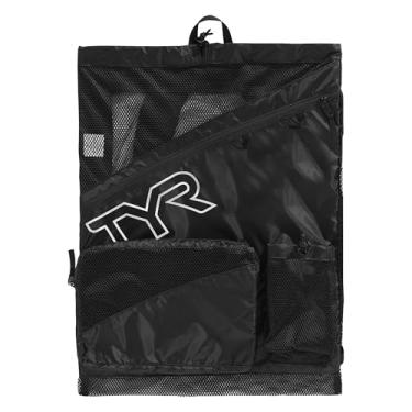 Imagem de TYR Mochila de malha Elite Team, preta, tamanho único