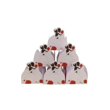 Imagem de Forminhas para Doces Tema Noivado — Decoração de Festa Infantil, Lembrancinha, Mesa de Doces Personalizada — Kit com 50 unidades