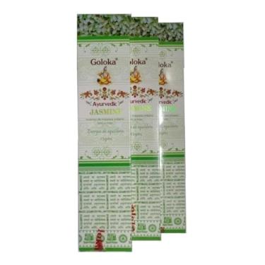 Imagem de Incenso Goloka Ayurvedic Massala Jasmine Jasmim 3un.15g