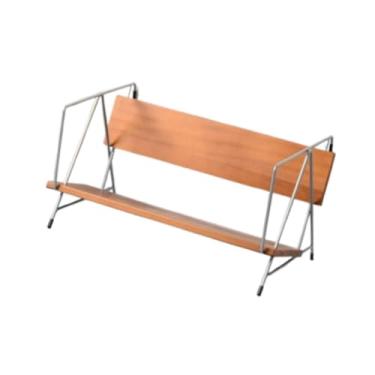 Imagem de IEUDNS Estante de mesa, organizador de mesa, enfeite, porta-revistas, suporte para discos de, suporte para escritório, quarto, dormitório, itens, Marrom