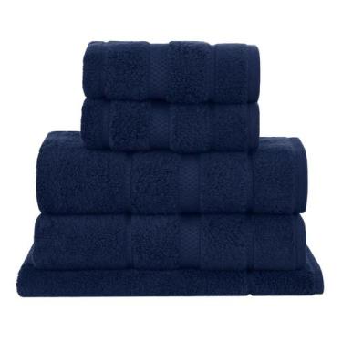 Imagem de Kit Jogo De Toalhas Buddemeyer 5 Peças Banhão Rosto e Piso Vision Dual