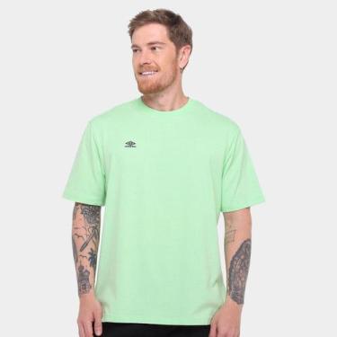 Imagem de Camiseta Umbro Chess Waves Masculino, Verde, M