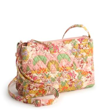 Imagem de Vera Bradley Disney Bolsa tiracolo Foxbury de algodão premium, Mickey's Promenade