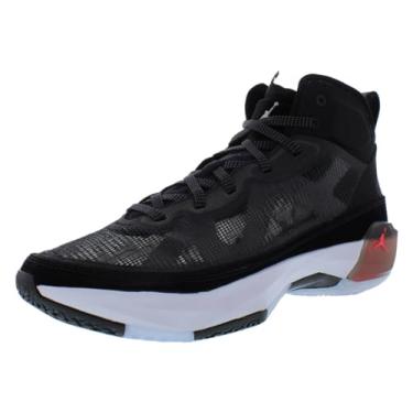 Imagem de Nike T nis de basquete masculino Air Jordan XXXVII, Preto/Branco/Hot Punch/Multicolorido, 10
