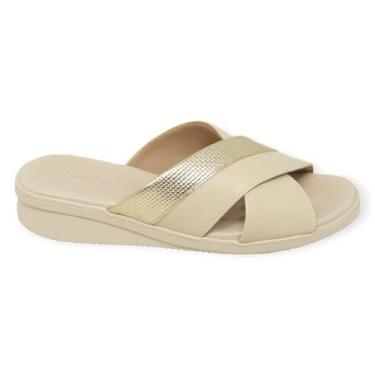 Imagem de Tamanco Plataforma Anabela Usaflex AE2032 - Vanilla - 35