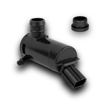 Imagem de Clwalny Bomba de lavagem de para-brisa com ilhós de borracha OEM # 89017059 173686 F7C617664AB WG-315 Bomba de motor de fluido de arruela compatível com Ford Escape, Lincoln, Mazda B2300, Mercury