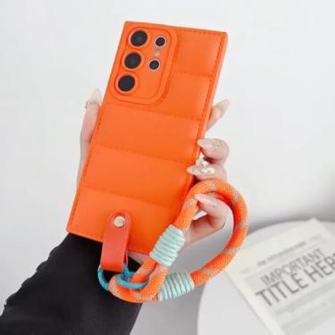 Imagem de Capa protetora 3D à prova de choque para Samsung Galaxy A05 S A13 A15 A25 A33 A54 A71 A73 5g (para A72 5G/laranja)