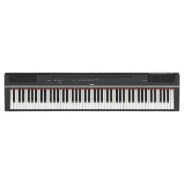 Imagem de Piano Digital P125 AB Preto 88 Teclas Sensitivas com Fonte - Yamaha