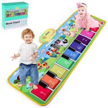 Imagem de Tapete de piano de chão Zitranse 110 cm Musical Playmat para crianças