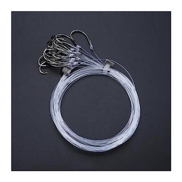 Imagem de GRFIT Ganchos de pesca 20/26 peças/conjunto de ganchos para pesca de aço carbono cabeça de chumbo linha de arame amarrado alimentador de rolo de isca amarrada para amarrar carpa/peixe/gancho de carpa