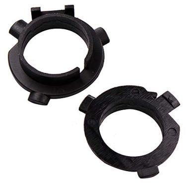 Imagem de YUNPICAR Suporte adaptador de lâmpada de farol LED H7 para KIA K3 K4 K5 Sorento SportageR Coupe Grand Santa Fe Sonata9 Coupe Veloster, pacote com 2