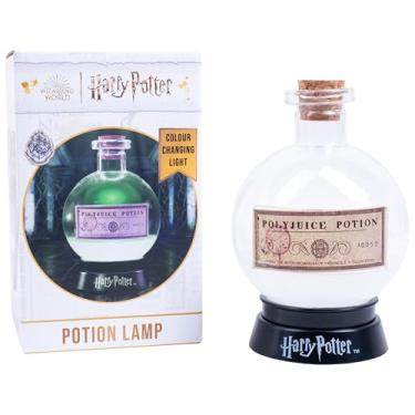 Imagem de Fizz Creations Lâmpada de humor com luz de poção Harry Potter – Luz noturna de poção de polisuco de LED que muda de cor, alimentada por bateria, decoração de casa mágica para fãs e festas de Halloween