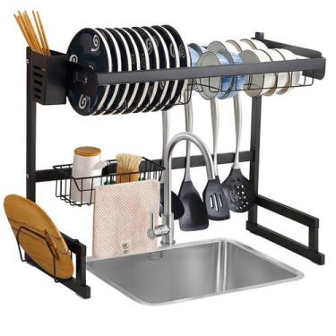 Imagem de Escorredor Organizador De Louça 65 Cozinha Pia Grosso Forte - Generico