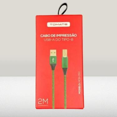 Imagem de Cabo USB 2.0 AM-BM para Impressoras 2m - Tomate MCB-050