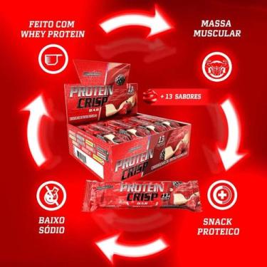 Imagem de Barra de Proteína Crisp Sabor Creme de Avelã 45g Integralmedica