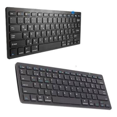 Imagem de Mini Teclado Sem Fio H-704 Botões Macios Teclas Silenciosas - OTEMU