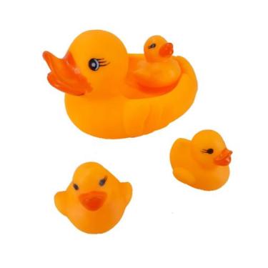 Imagem de Família Pato De Borracha Hora Do Banho Patinhos Faz Barulho - FUNGAME