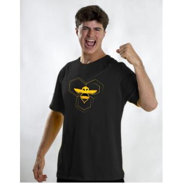 Imagem de Camiseta Algodão Preta Natan Por Aí Colmeia Frente