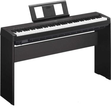 Imagem de Piano Digital Yamaha P45 Preto com Fonte P-45 P45B P-45B l85