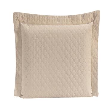 Imagem de Porta Travesseiro Requinte Liso Bege Enxovais Aquarela