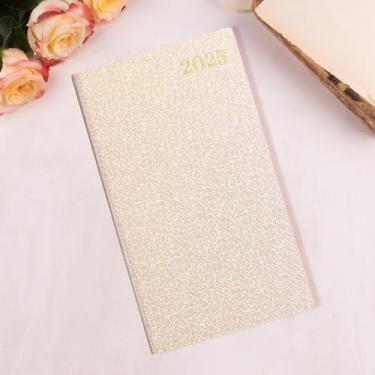 Imagem de Calendário de bolso portátil 2025 para bolsas, agenda mensal de bolso, páginas de notas de tamanho pequeno