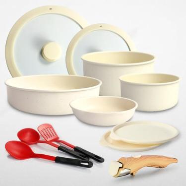 Imagem de Jogo de panelas Ceramic Master indução 8 peças cabo destacável Extream - Duna Fusion