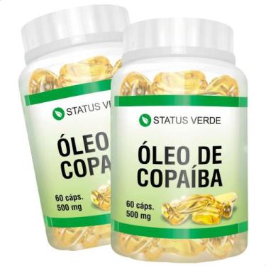 Imagem de 2 Potes Óleo de Copaíba Natural Kit 120 Cáps 500mg - Suplemento Natura