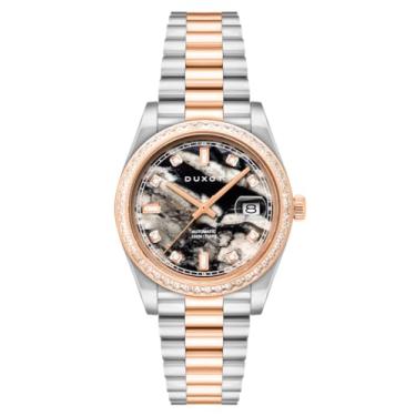 Imagem de DUXOT Relógio masculino Serenata automático edição limitada de 40 mm com pulseira de aço inoxidável sólido DX-2058, Cristal cinza