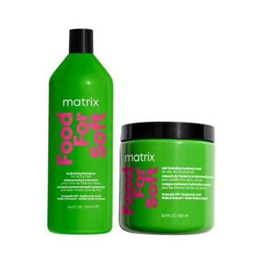 Imagem de Kit Matrix Food For Soft Shampoo 1000ml + Mascara 500ml