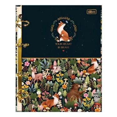 Imagem de Fichário Caderno Argolado Loveland Floresta 80 Folhas - Tilibra