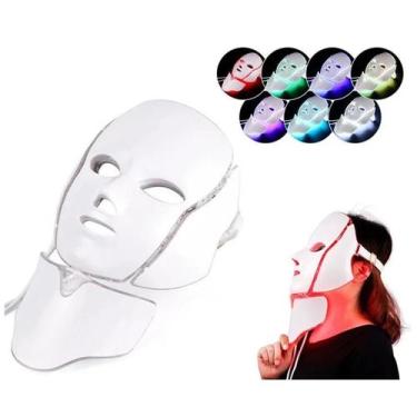 Imagem de Máscara Facial Led 7 Cores Máscara Elétrica (UM) - Lightbek Official S