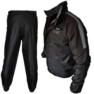Imagem de Conjunto Capa De Chuva Para Motociclista Nave Clássico Nylon Emborrach