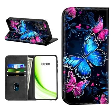 Imagem de RWUTYTIUL Capa carteira flip para Samsung Galaxy S26 Ultra 5G com suporte para cartão de crédito, capa magnética à prova de choque com compartimentos convenientes para cartão com suporte [bloqueio