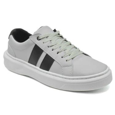 Imagem de Sapatênis Confort Masculino Connect Way Premium, Branco, 43