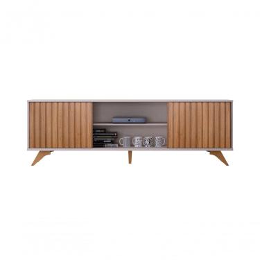 Imagem de Rack Para Sala De Estar 2 Portas Deslizantes Manaus Cinamomo-off White