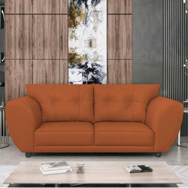 Imagem de Sofá 2 Lugares Tulipa Suede - Amarena Móveis Terracota