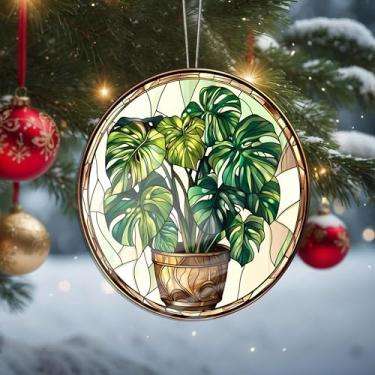 Imagem de Acrílico colorido, apanhador de sol, decoração de janela suspensa de coruja, arte de parede de arco-íris, para sala de estar, quarto, varanda, interior e exterior, jardim, enfeites de Natal 19 x 19 cm